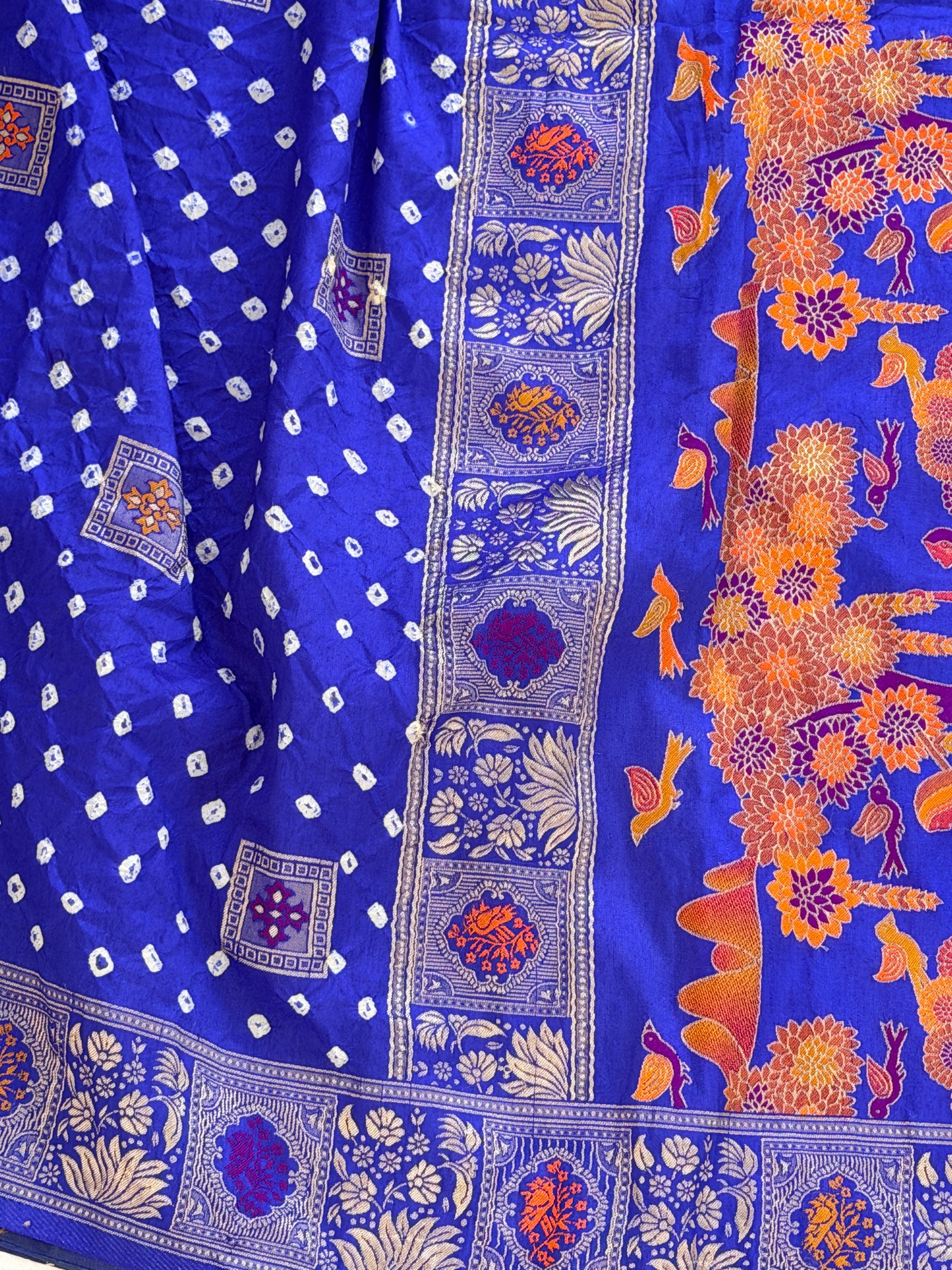 Bandhani Saree on Pure silk