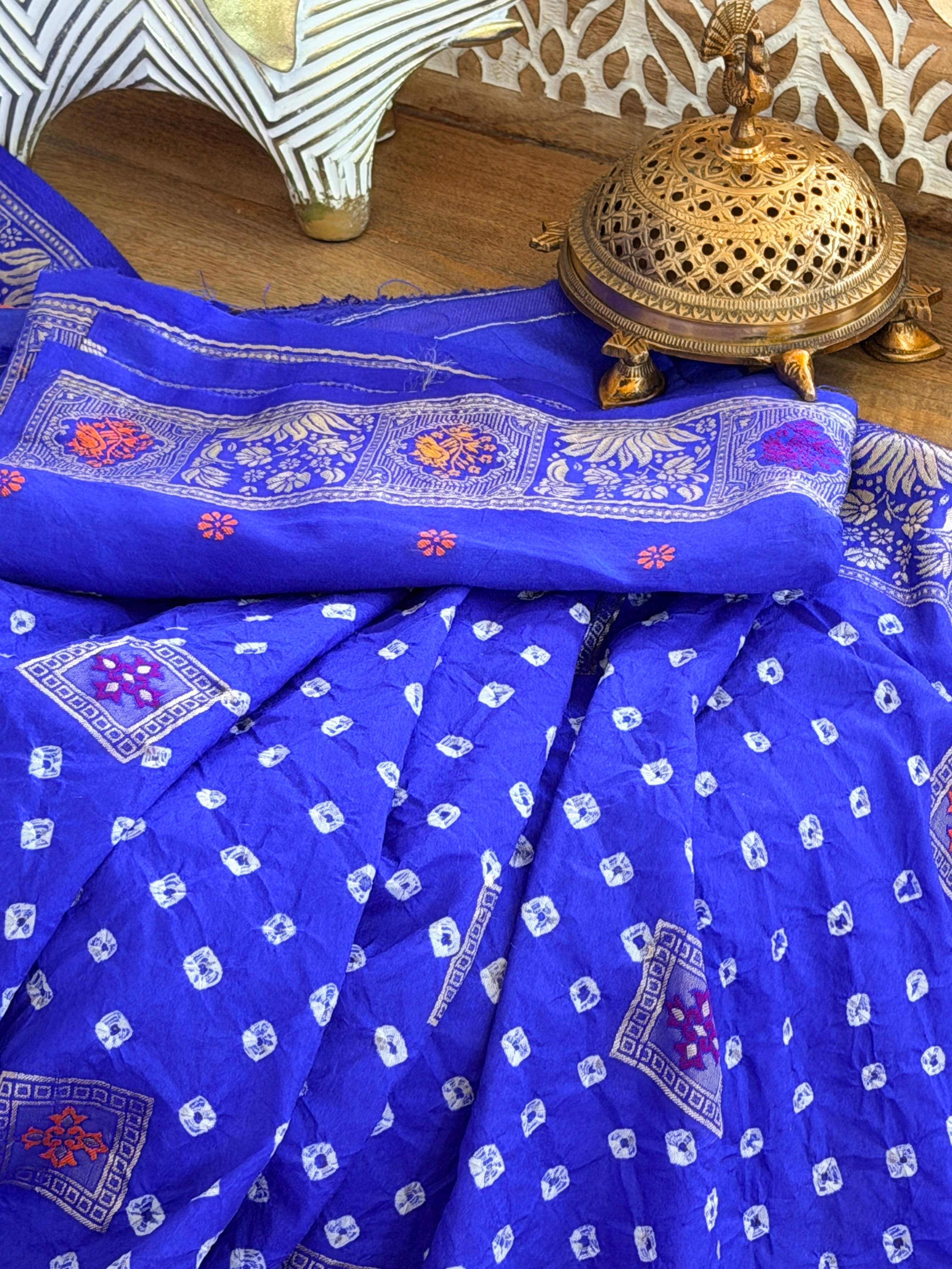 Bandhani Saree on Pure silk