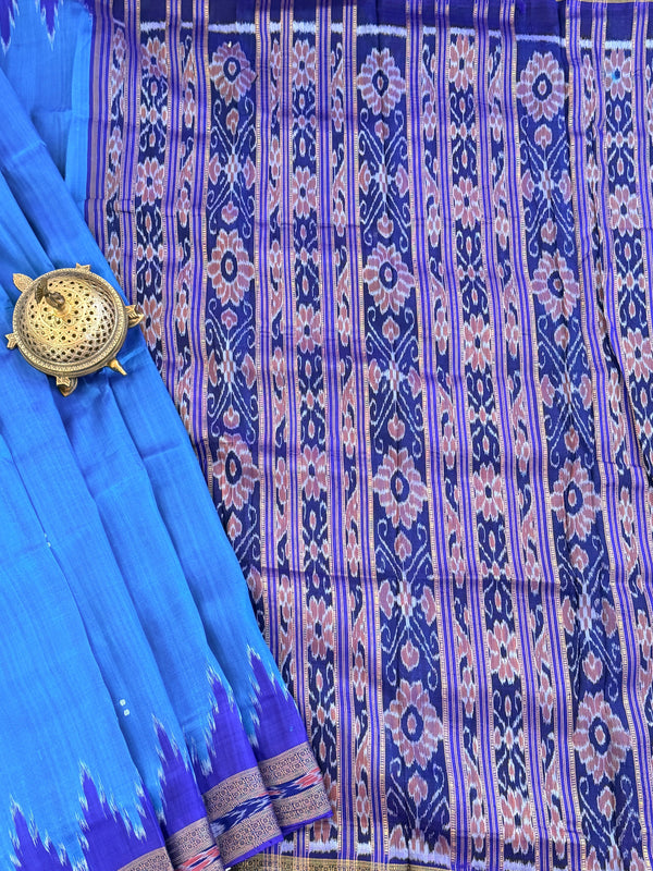 Khandua plain mini buti saree