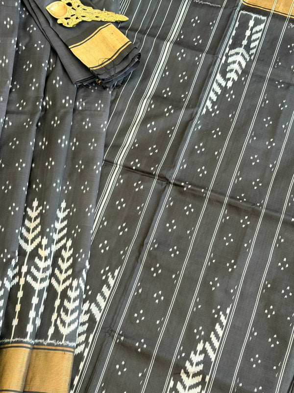 Pochumpalli Ikkat Pure Silk Handloom Saree