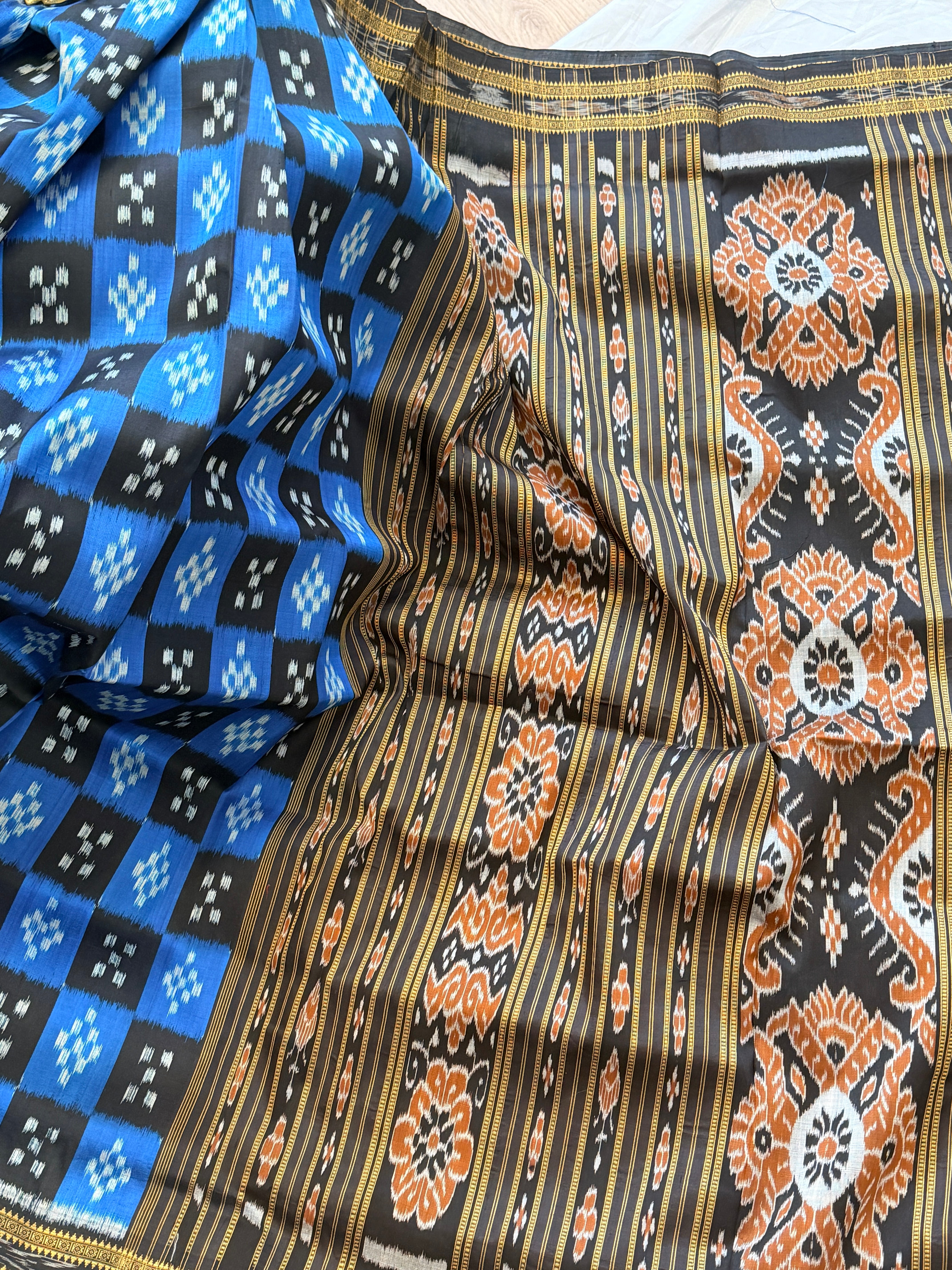 Body box pasapali pure khandua odisha silk saree