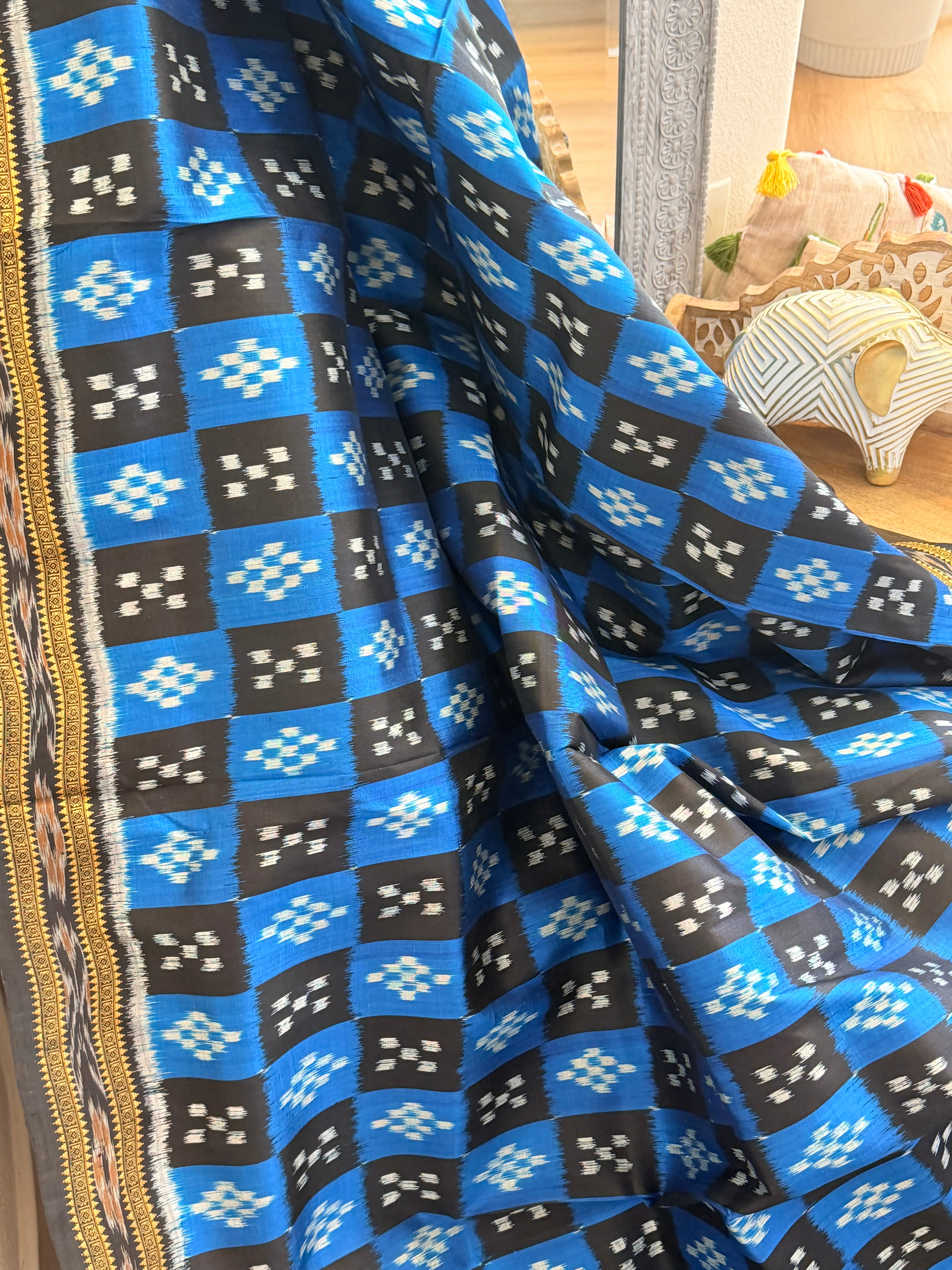 Body box pasapali pure khandua odisha silk saree