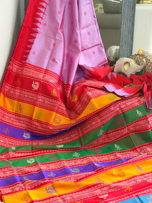 Berhampuri doubble palu odisha handloom saree