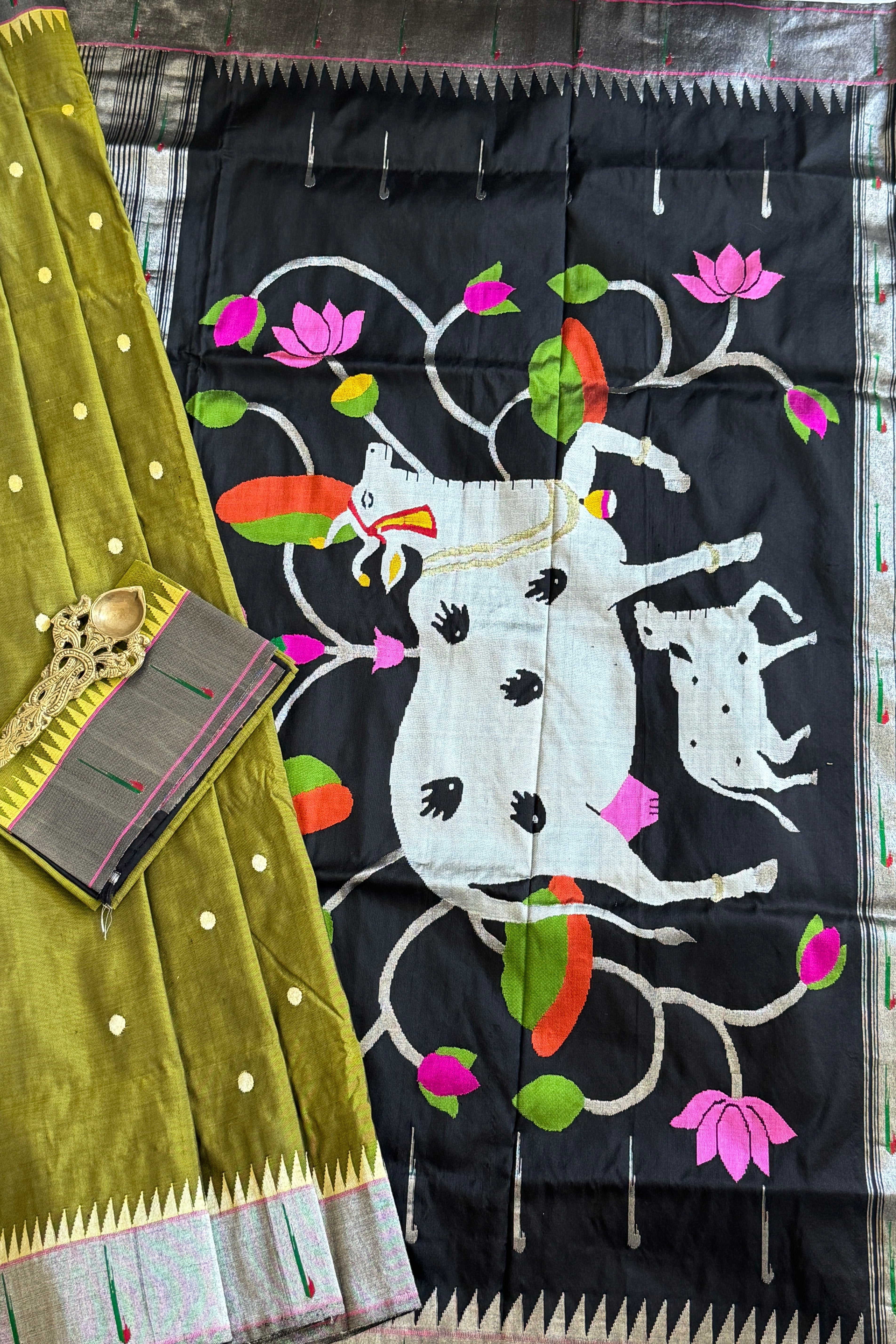 Paithani Pure silk handloom saree