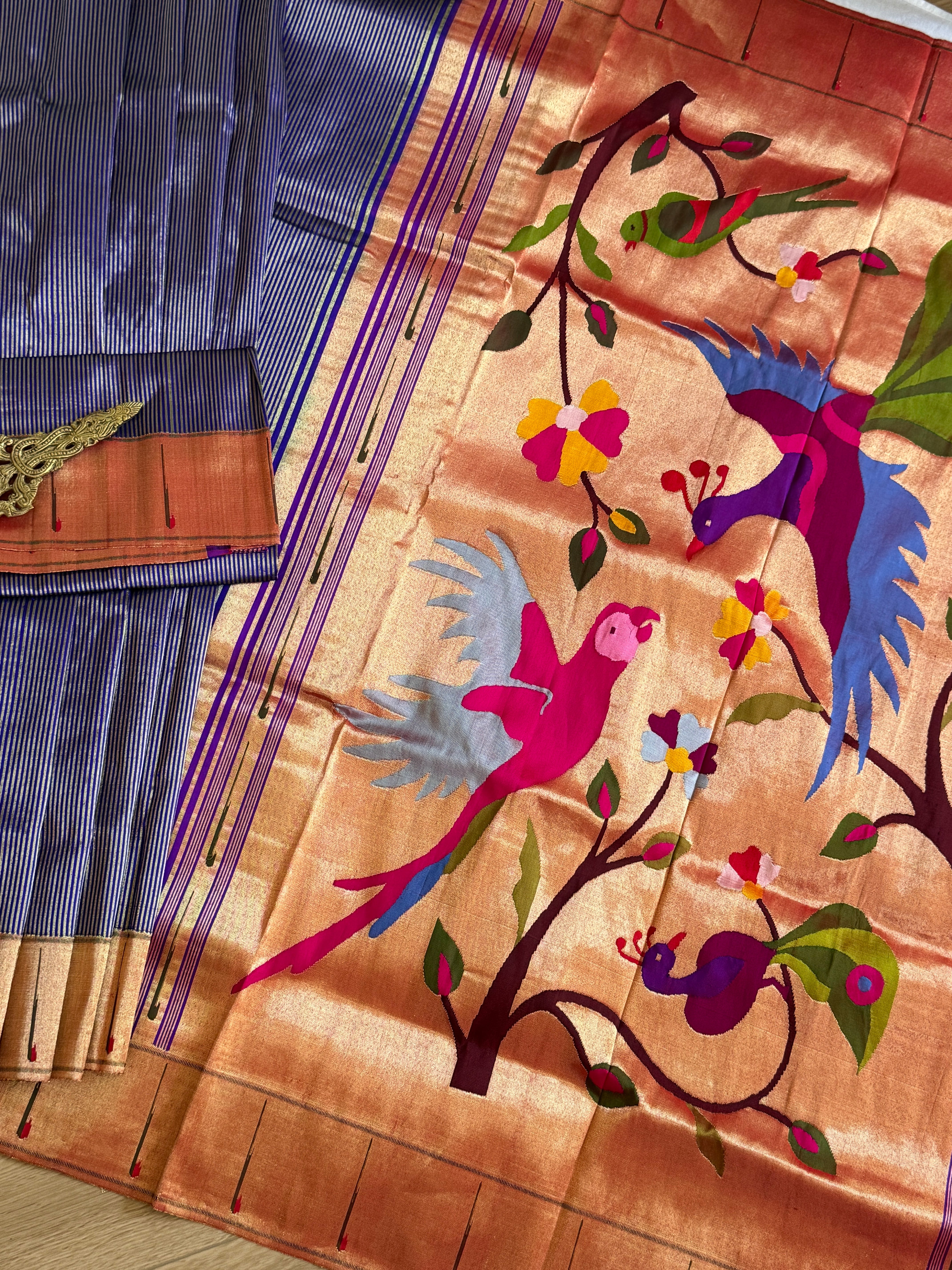 Paithani Pure silk handloom saree