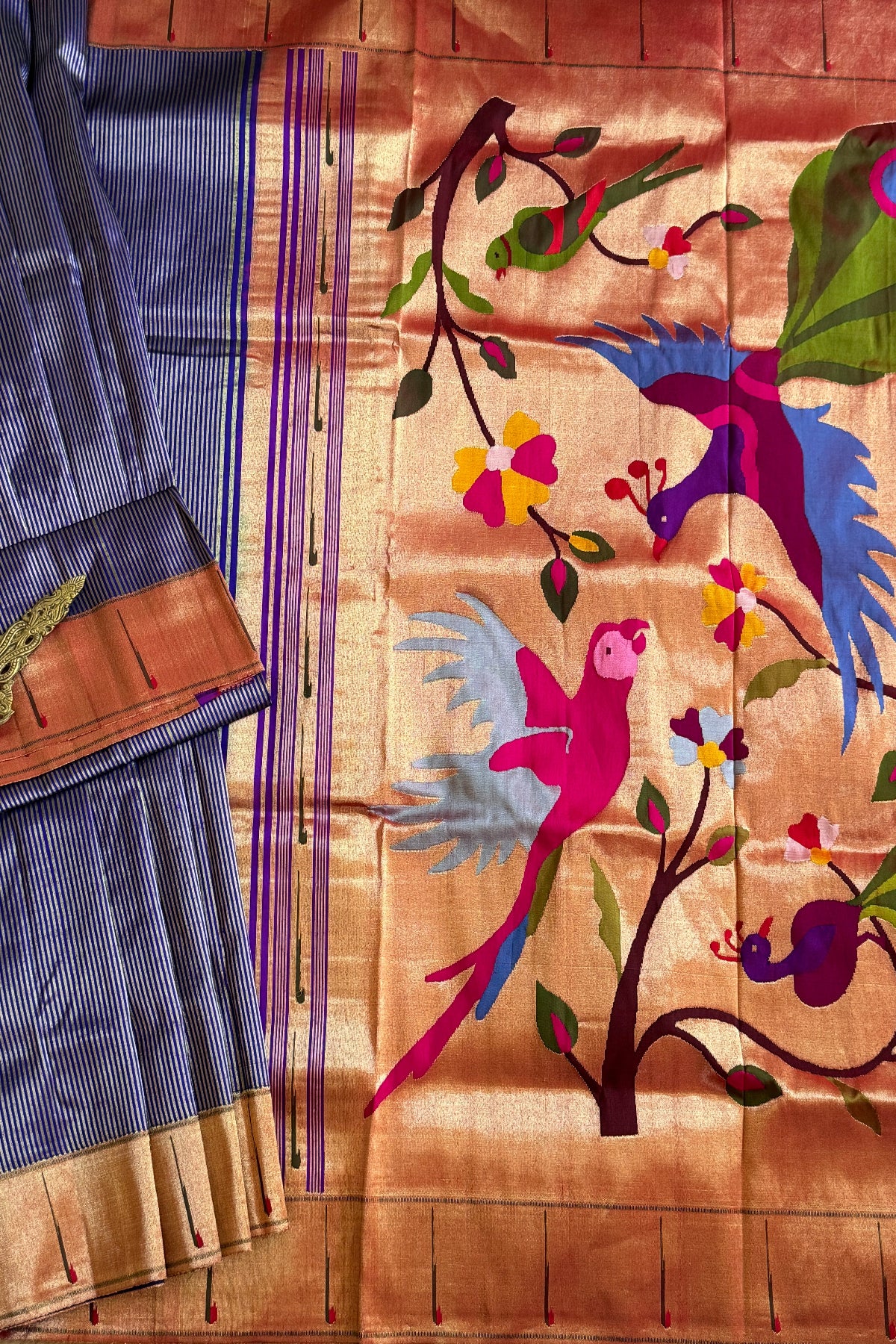Paithani Pure silk handloom saree
