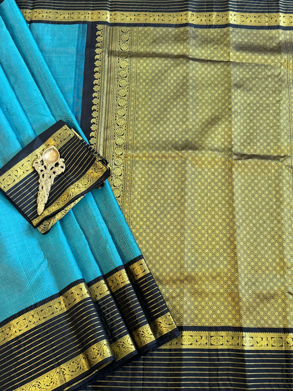 Kanjeevaram Handloom Pure Silk Vairaossi Saree