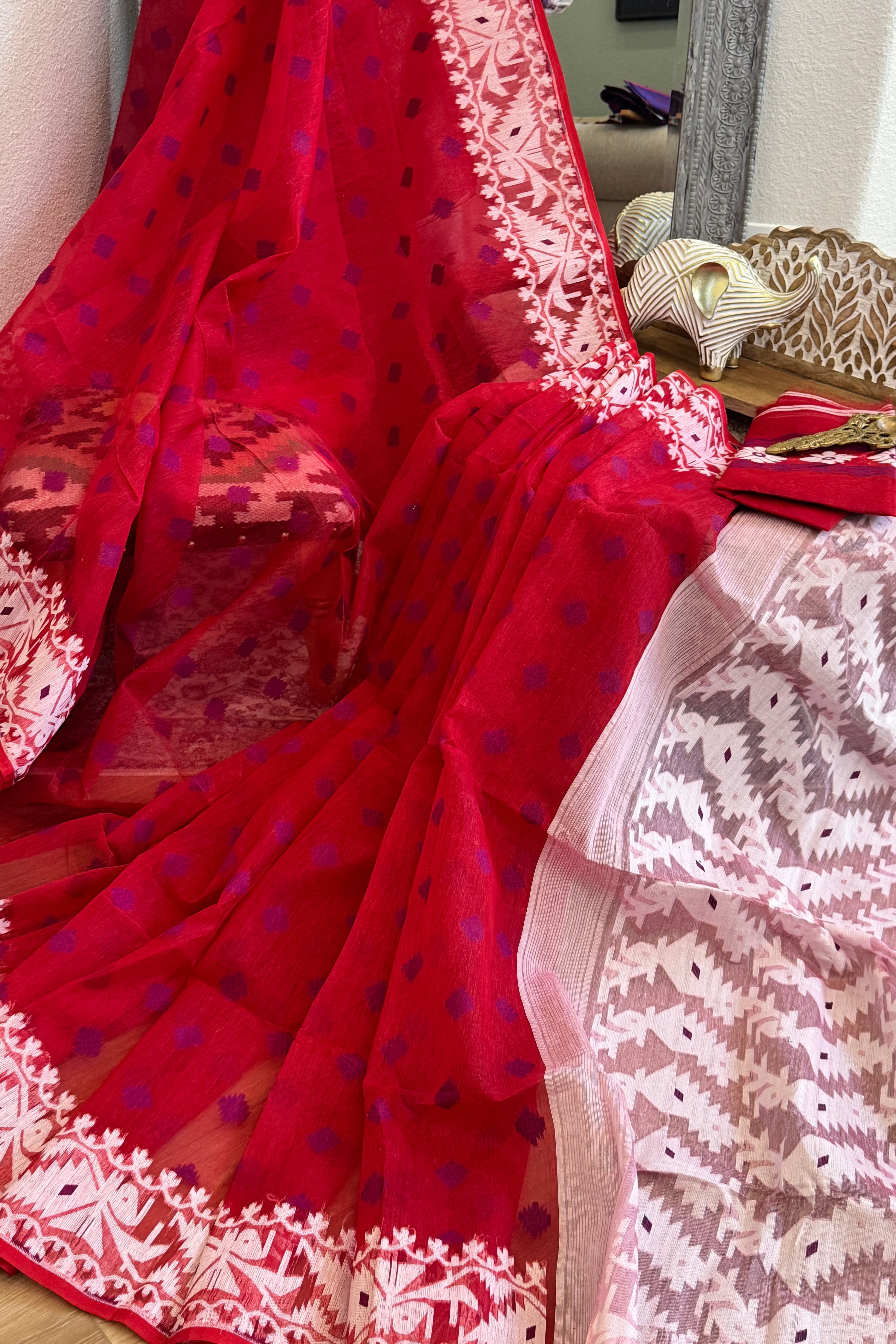 Jamdani Cotton Saree