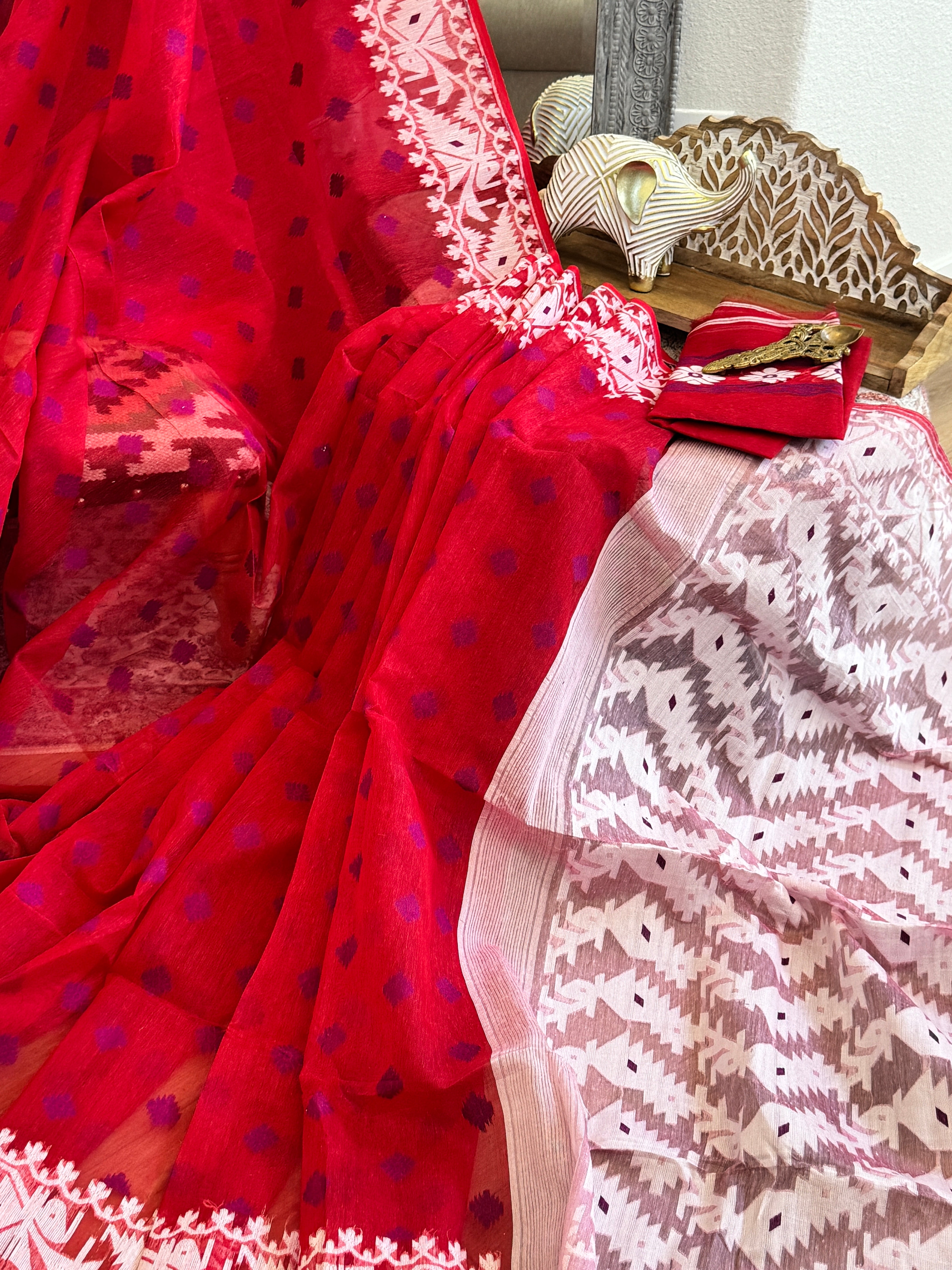 Jamdani Cotton Saree
