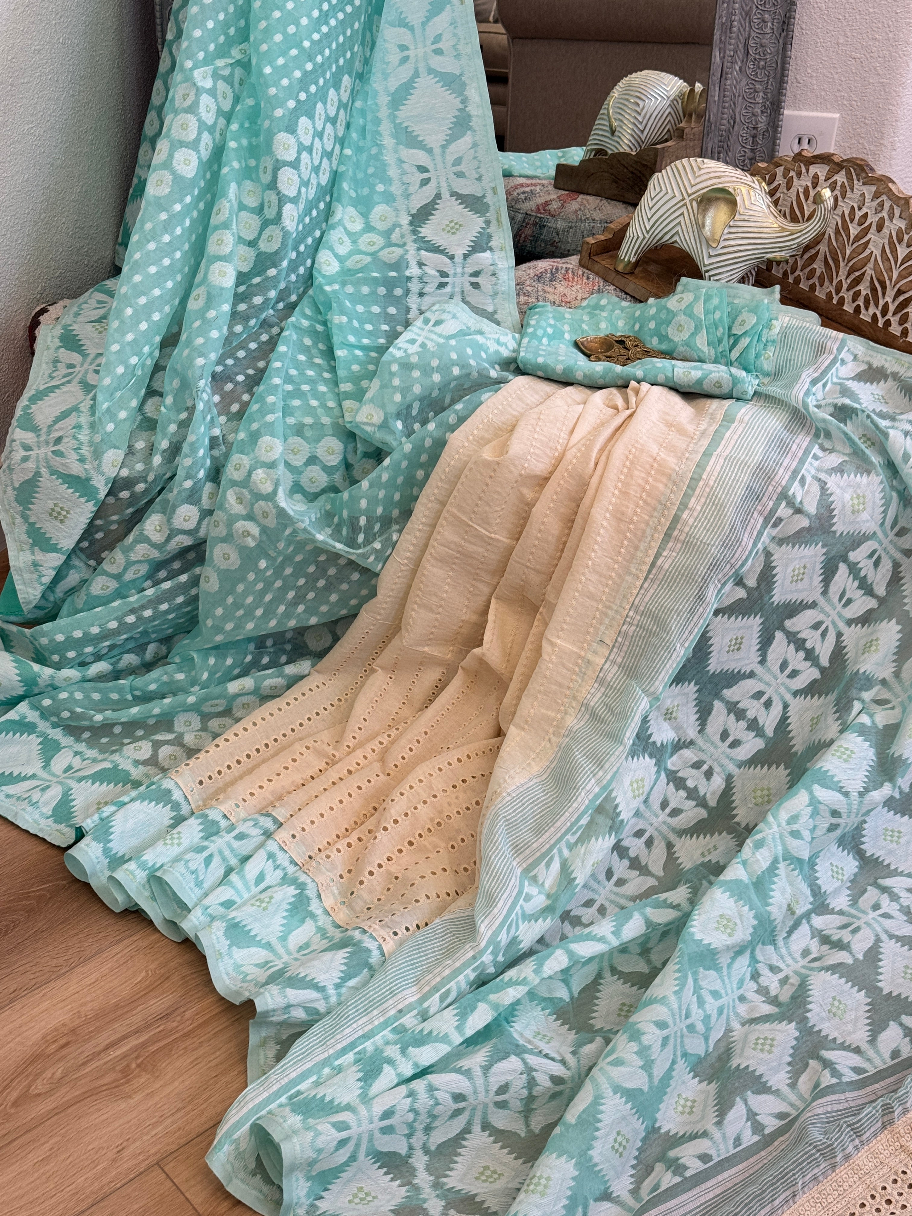 Jamdani Hakoba Cotton Saree
