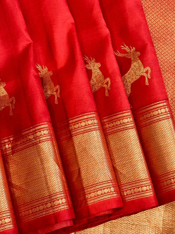 Kanjeevaram Handloom Pure Silk Saree