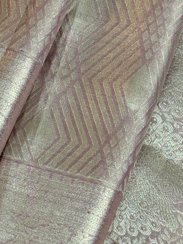 Kanjeevaram Tissue Pure Handloom Silk Saree