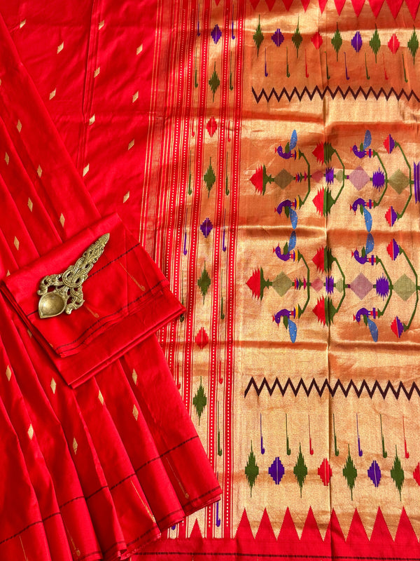 Paithani Pure silk handloom saree