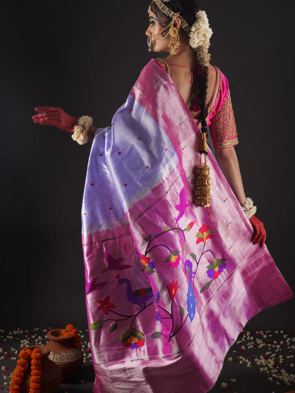 Paithani Pure silk handloom saree