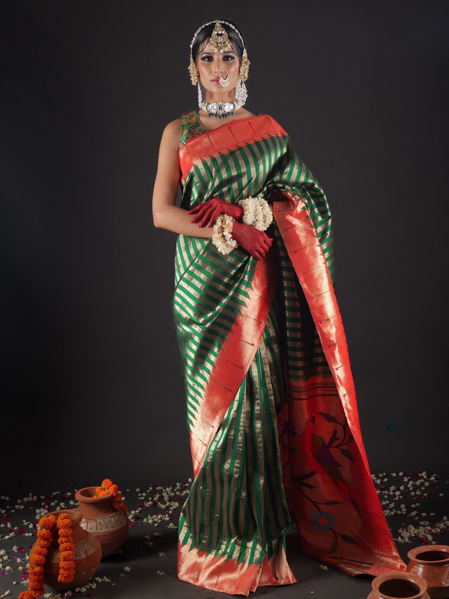 Paithani Pure silk handloom saree
