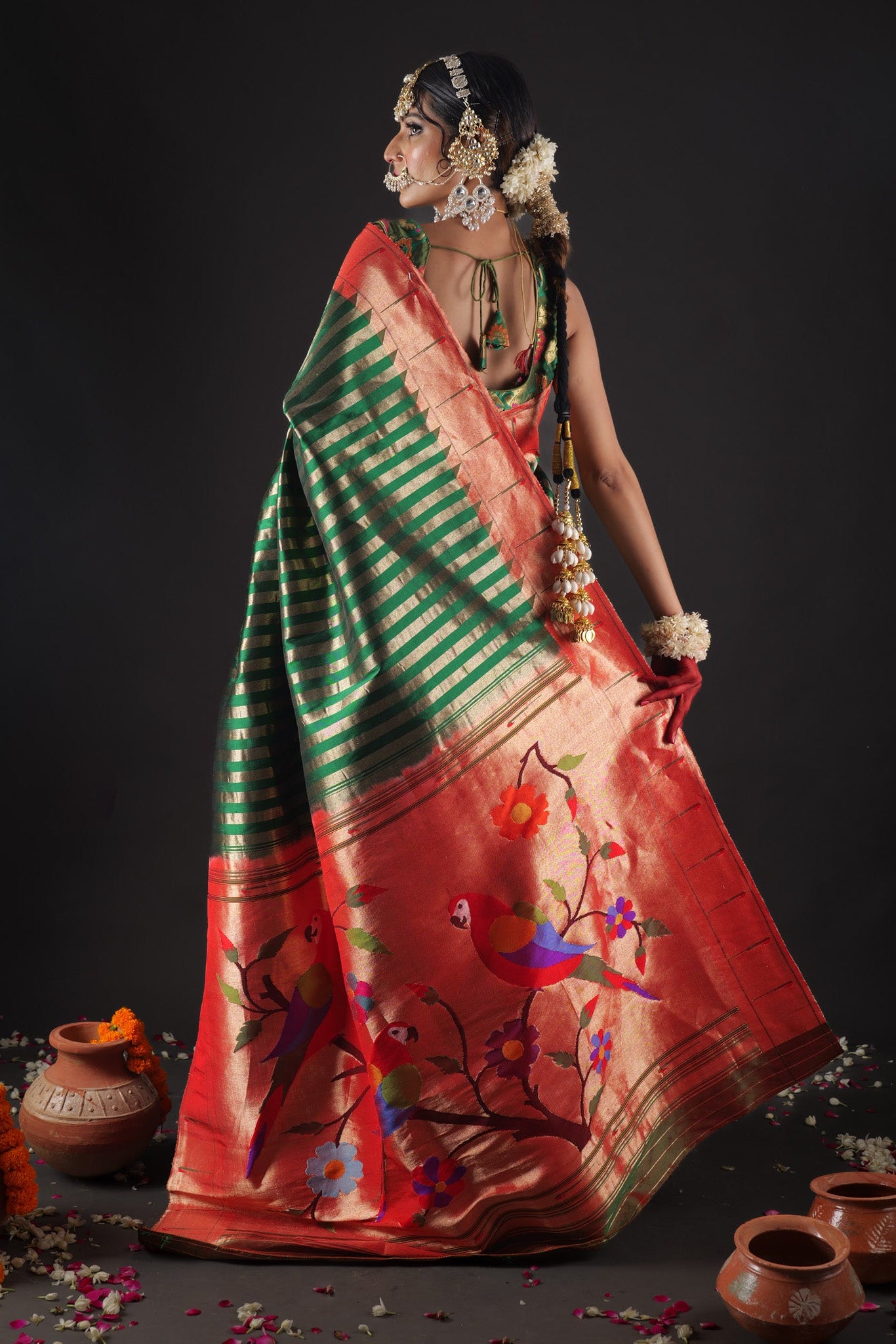 Paithani Pure silk handloom saree