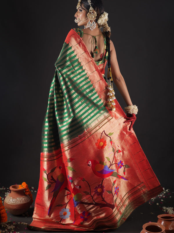 Paithani Pure silk handloom saree