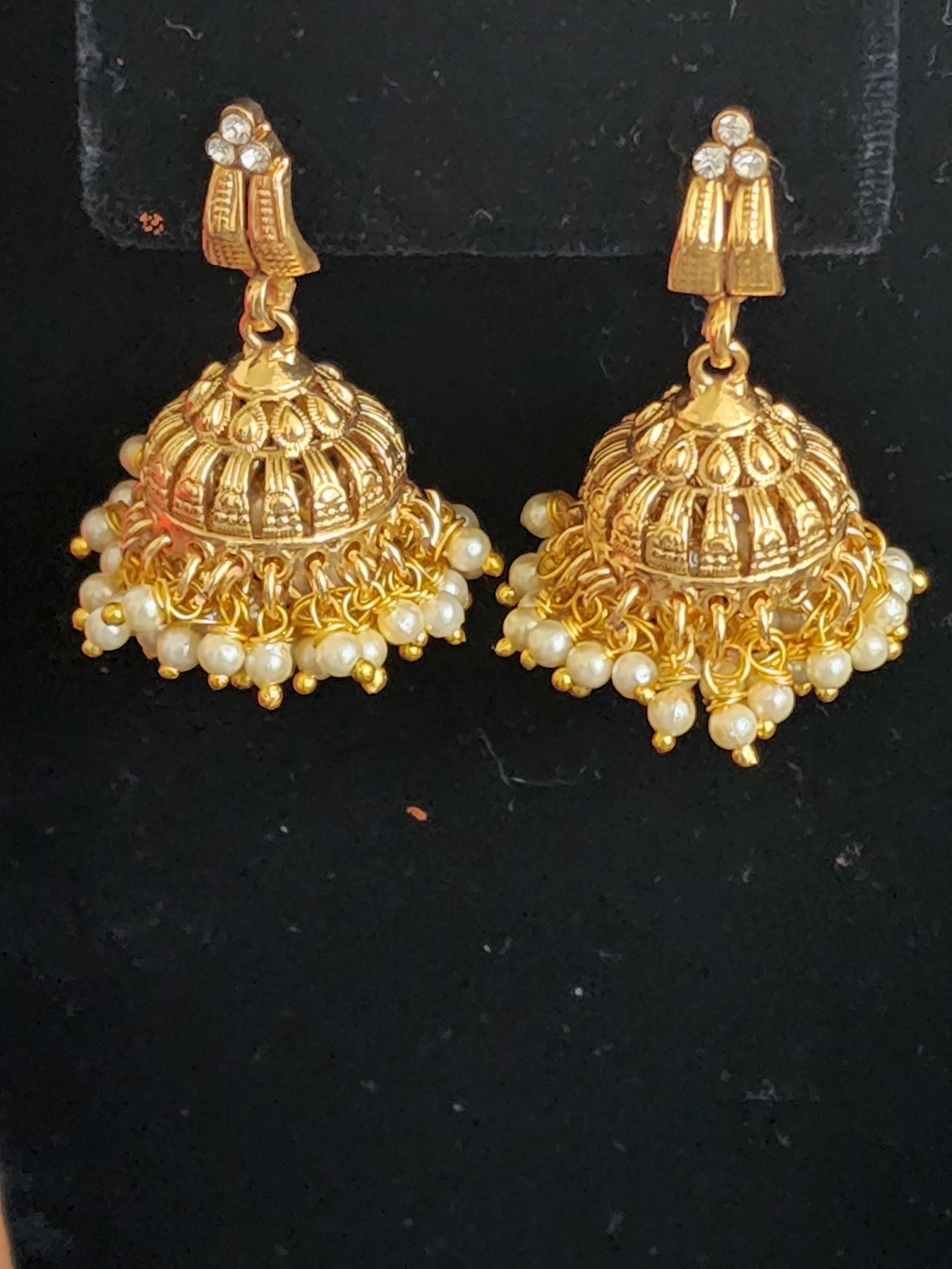 Gold plated set with earrings
