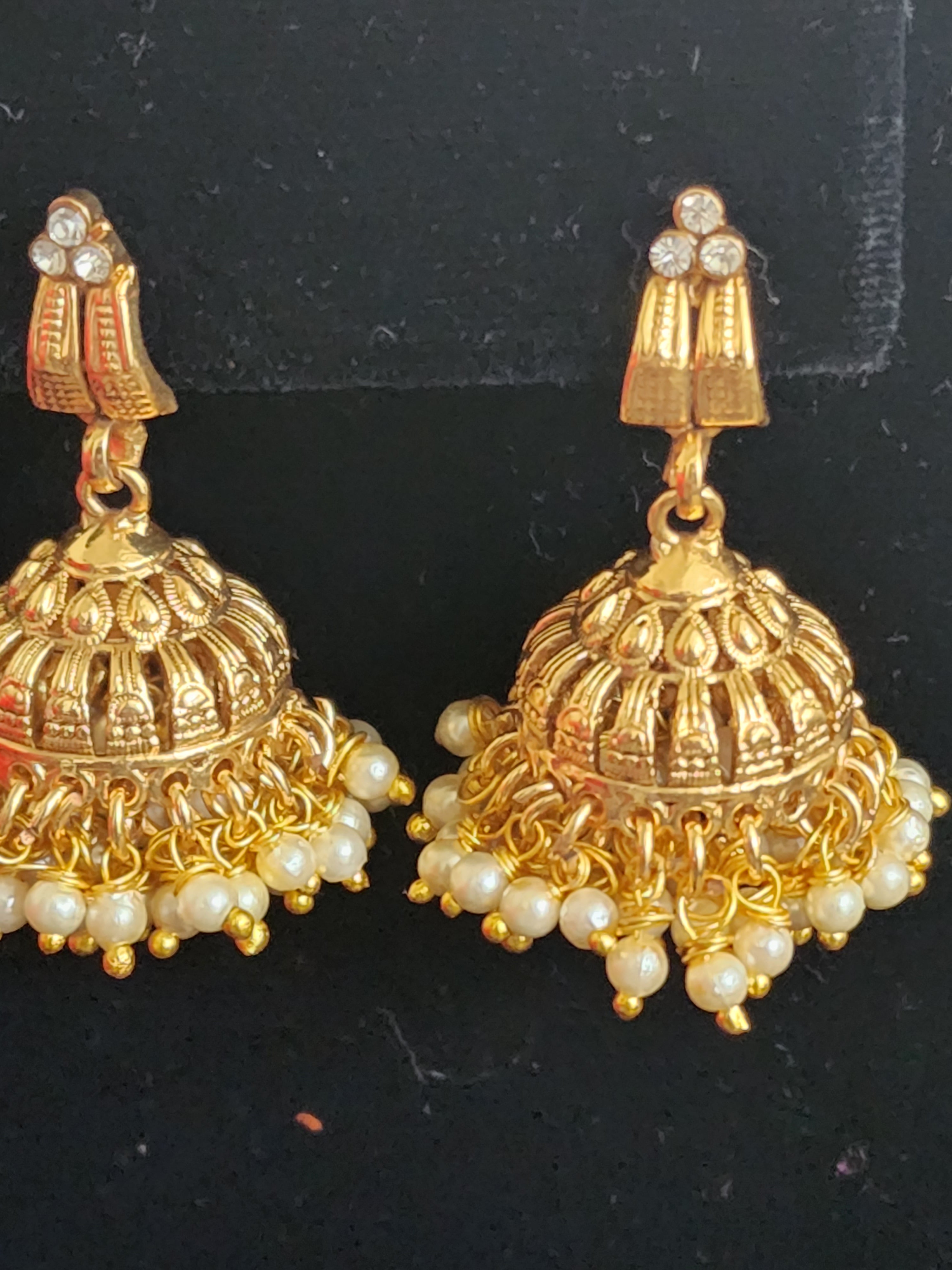 Gold plated set with earrings