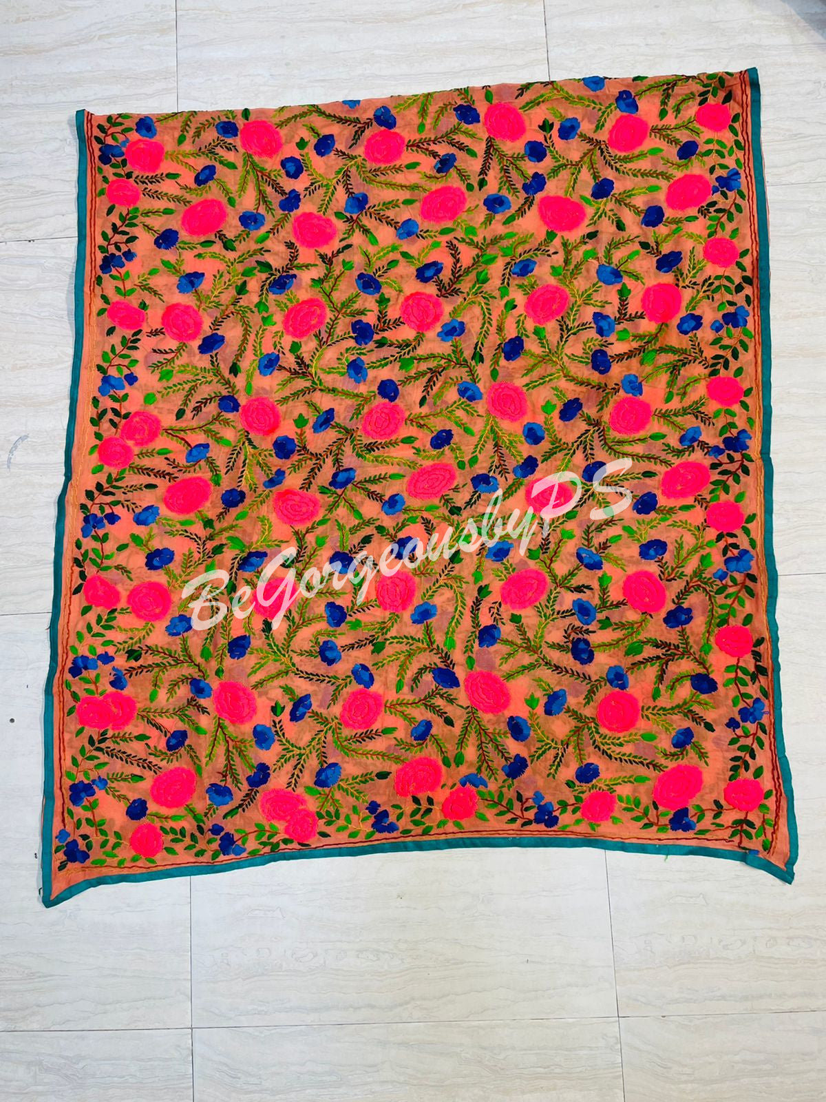 DUPATTA GEORGETTE HAND FULKARI - 3