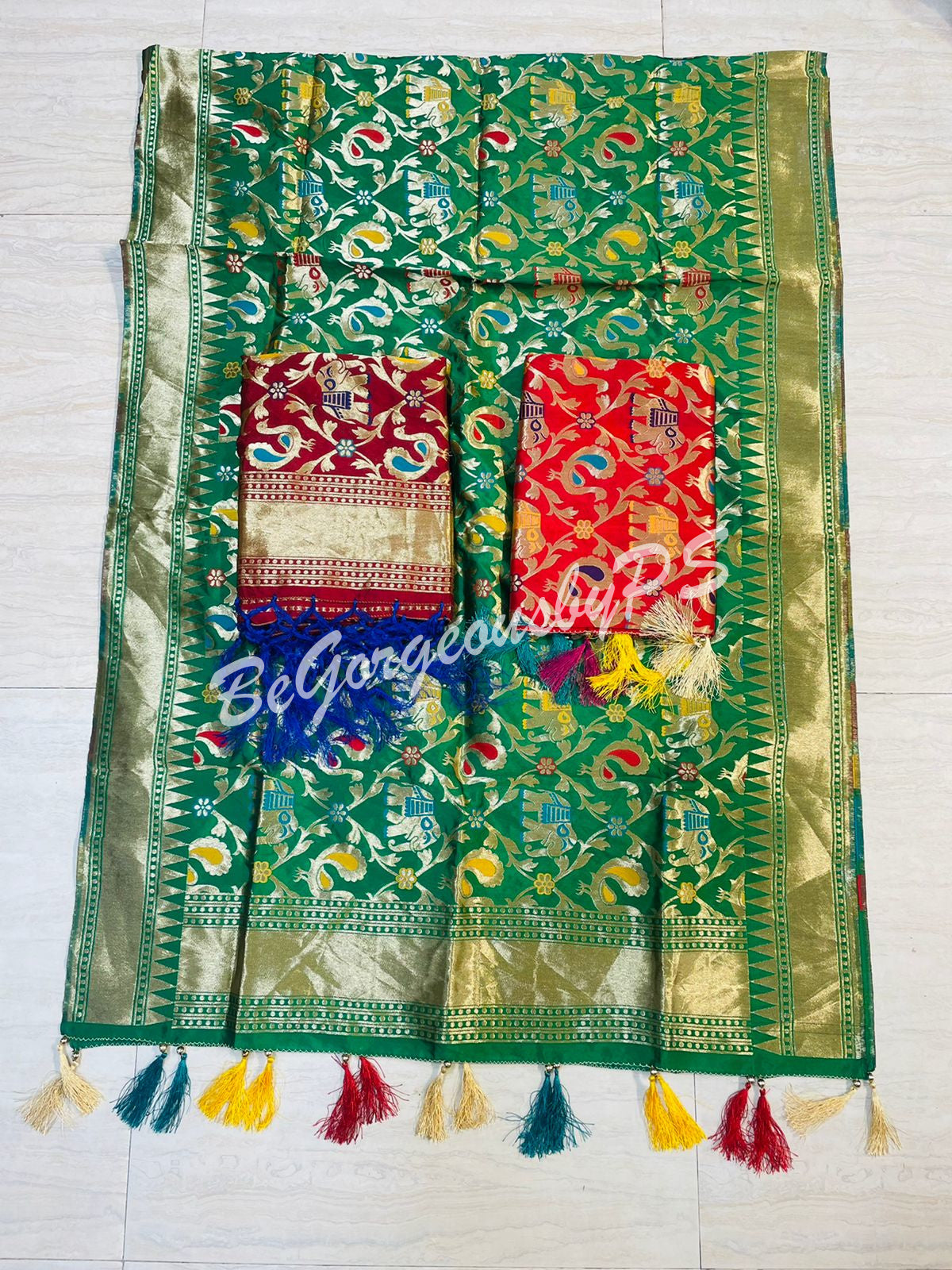 DUPATTA BANARASI ELEPHANT - 42