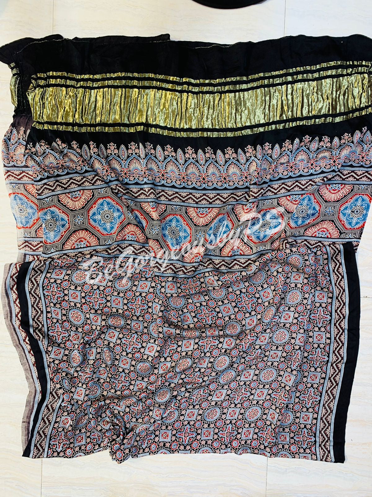 DUPATTA AJRAKH ZARI -32
