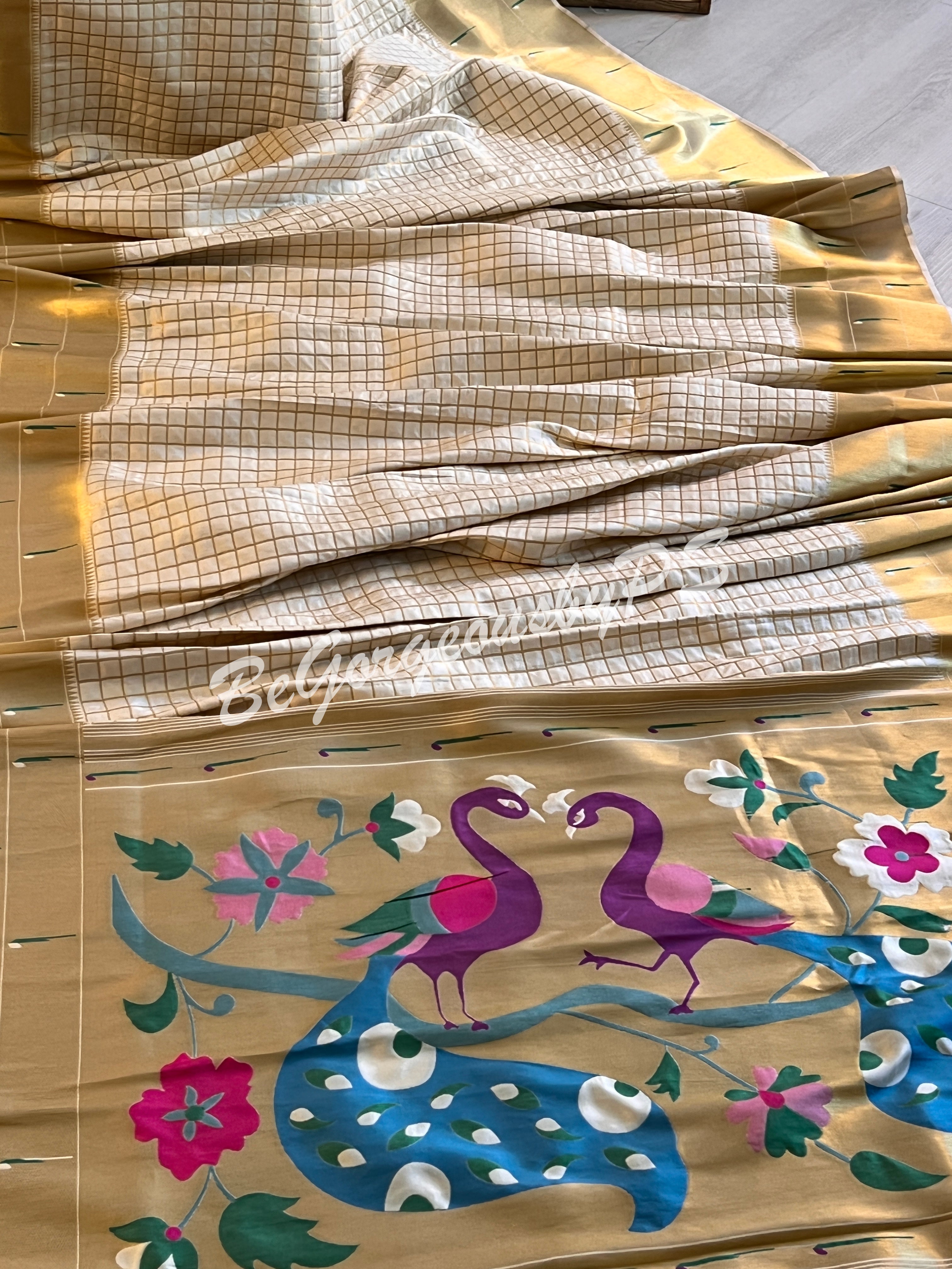 PAITHANI CHEX GOLD SA-PAI-CHE-GO125