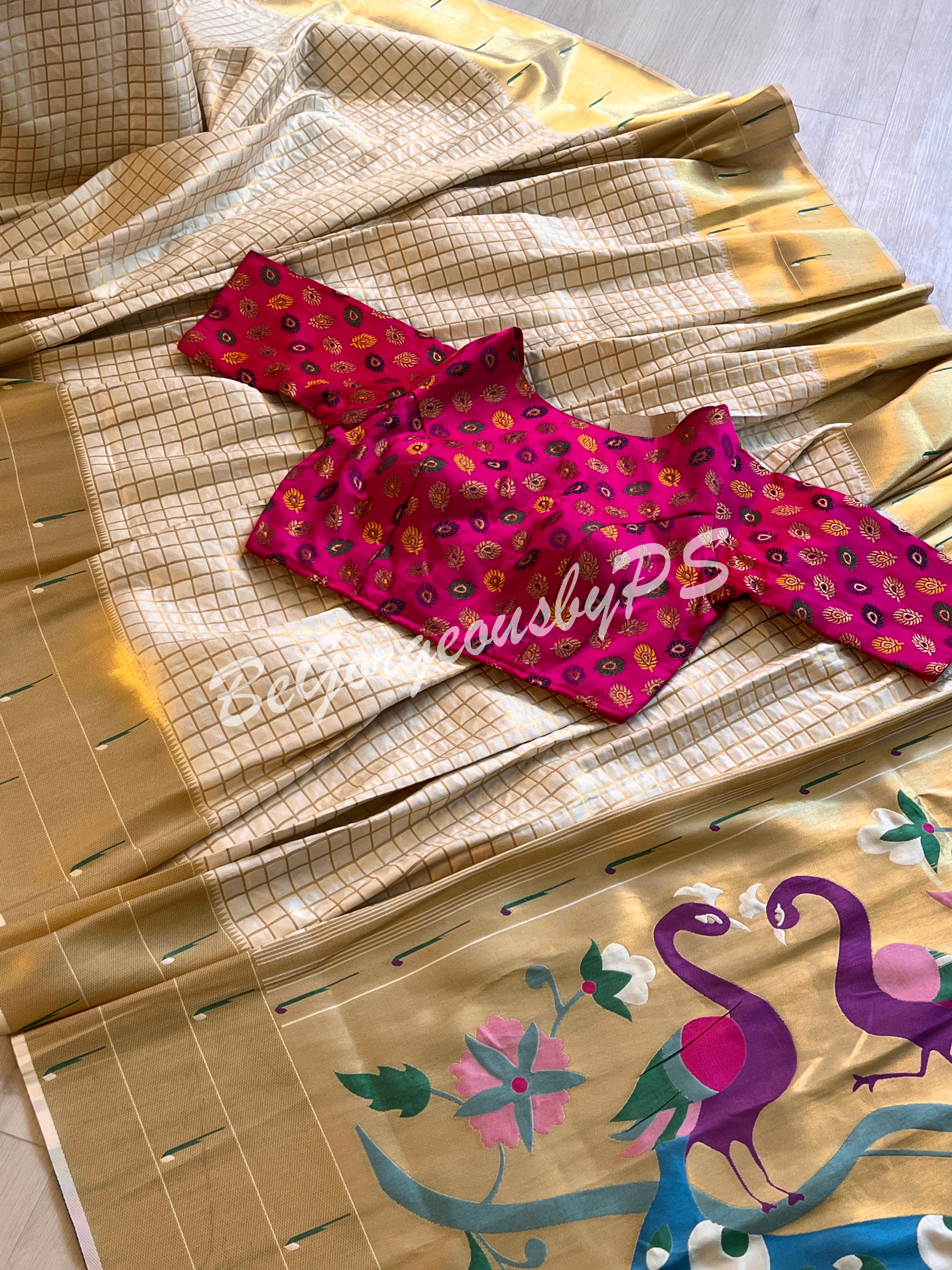 PAITHANI CHEX GOLD SA-PAI-CHE-GO125