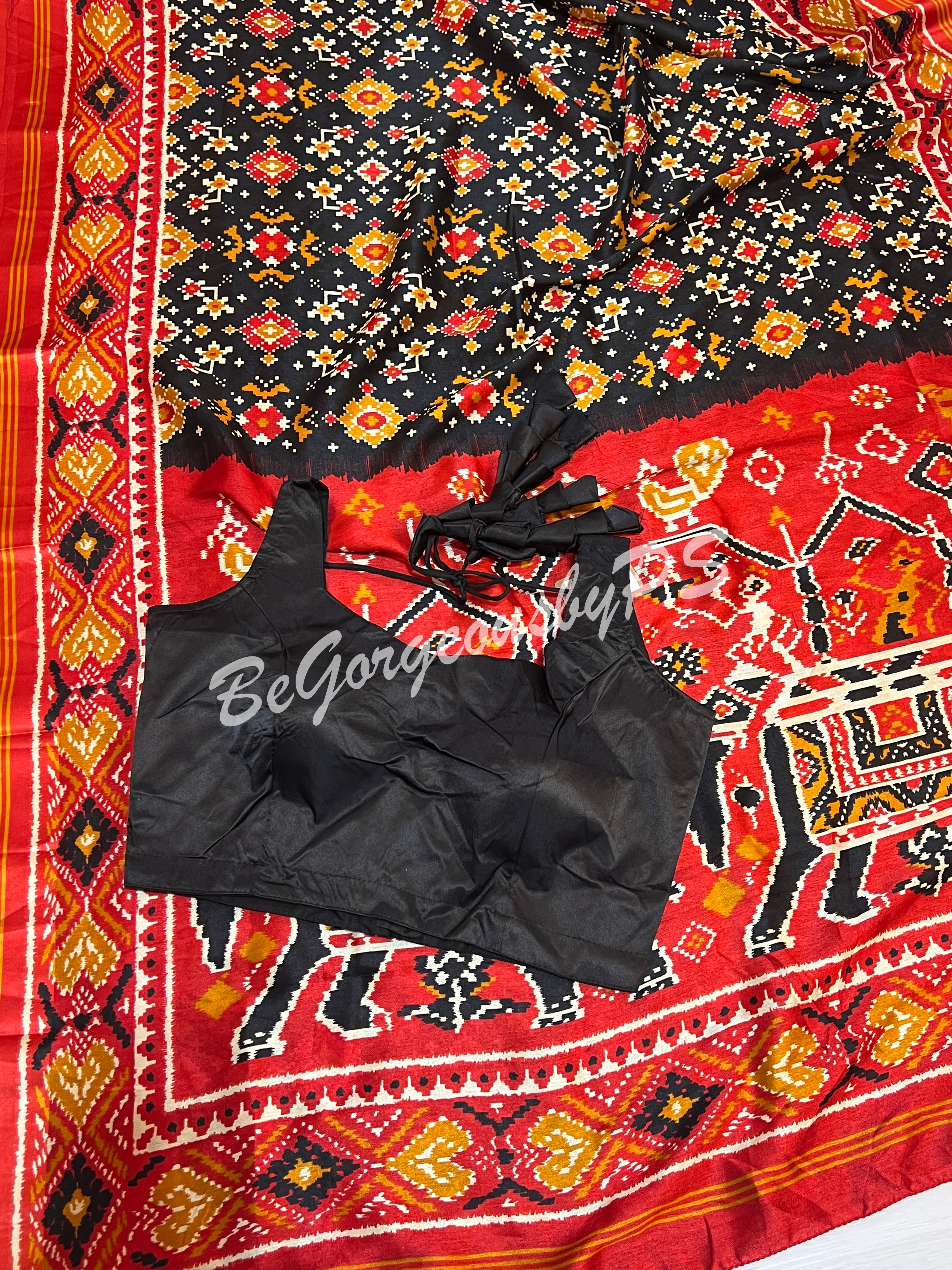 PATOLA SOFT SILK BLACK SA-PAT-SOF-BL140