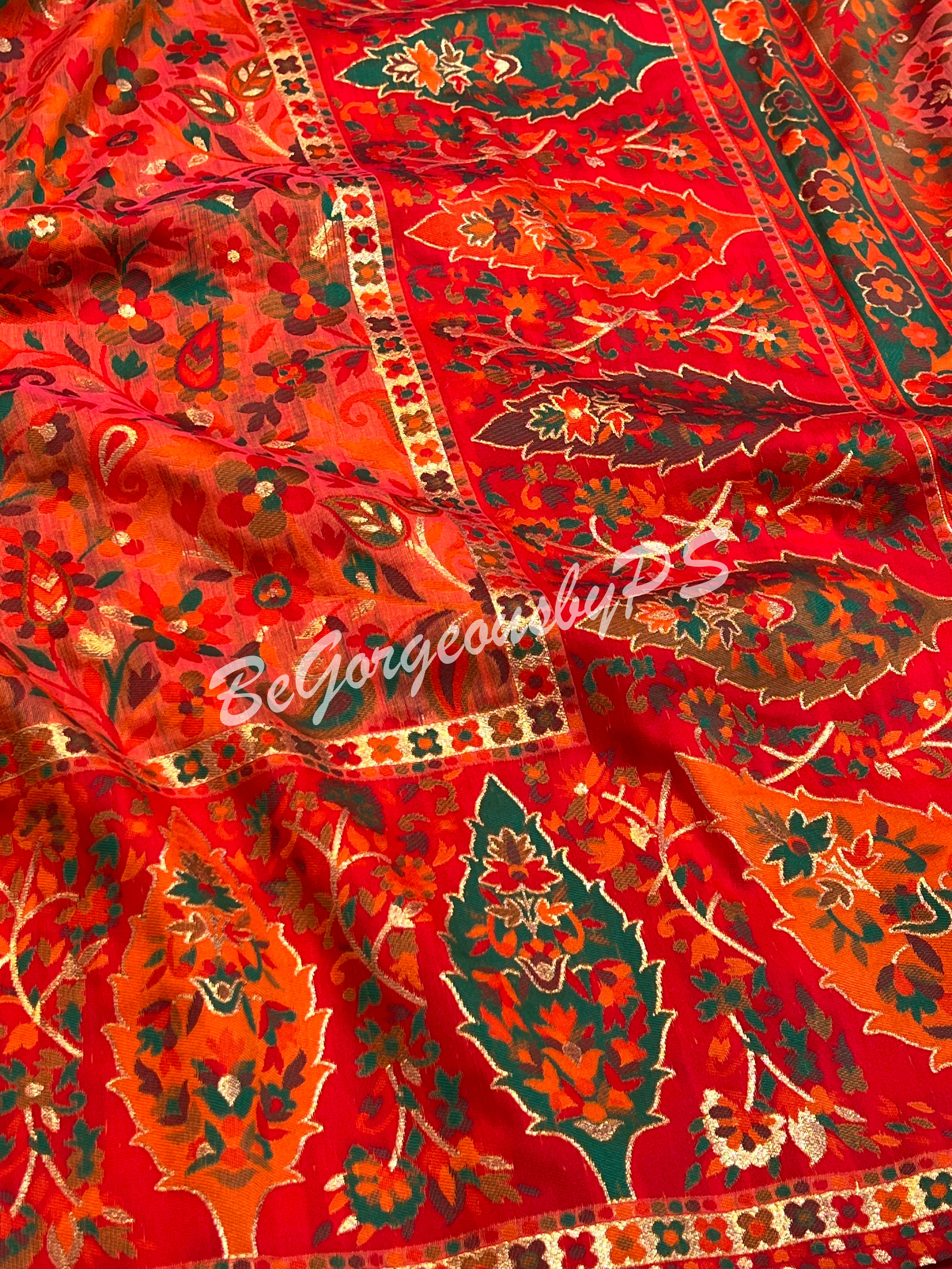 KASHMIRI KANI ORANGE SA-KAS-KAN-OR106