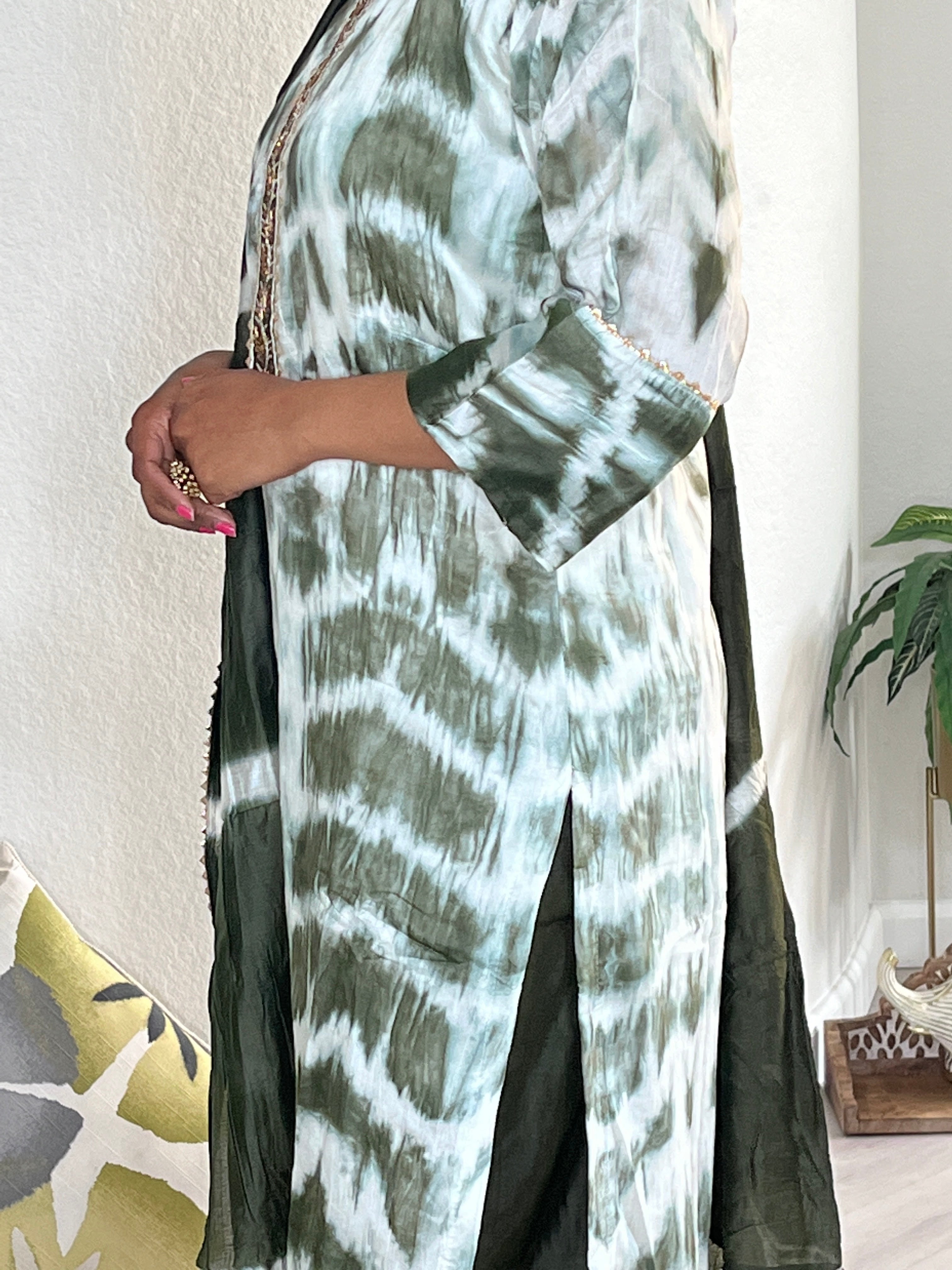 DUPATTA SET DU-095-GRN