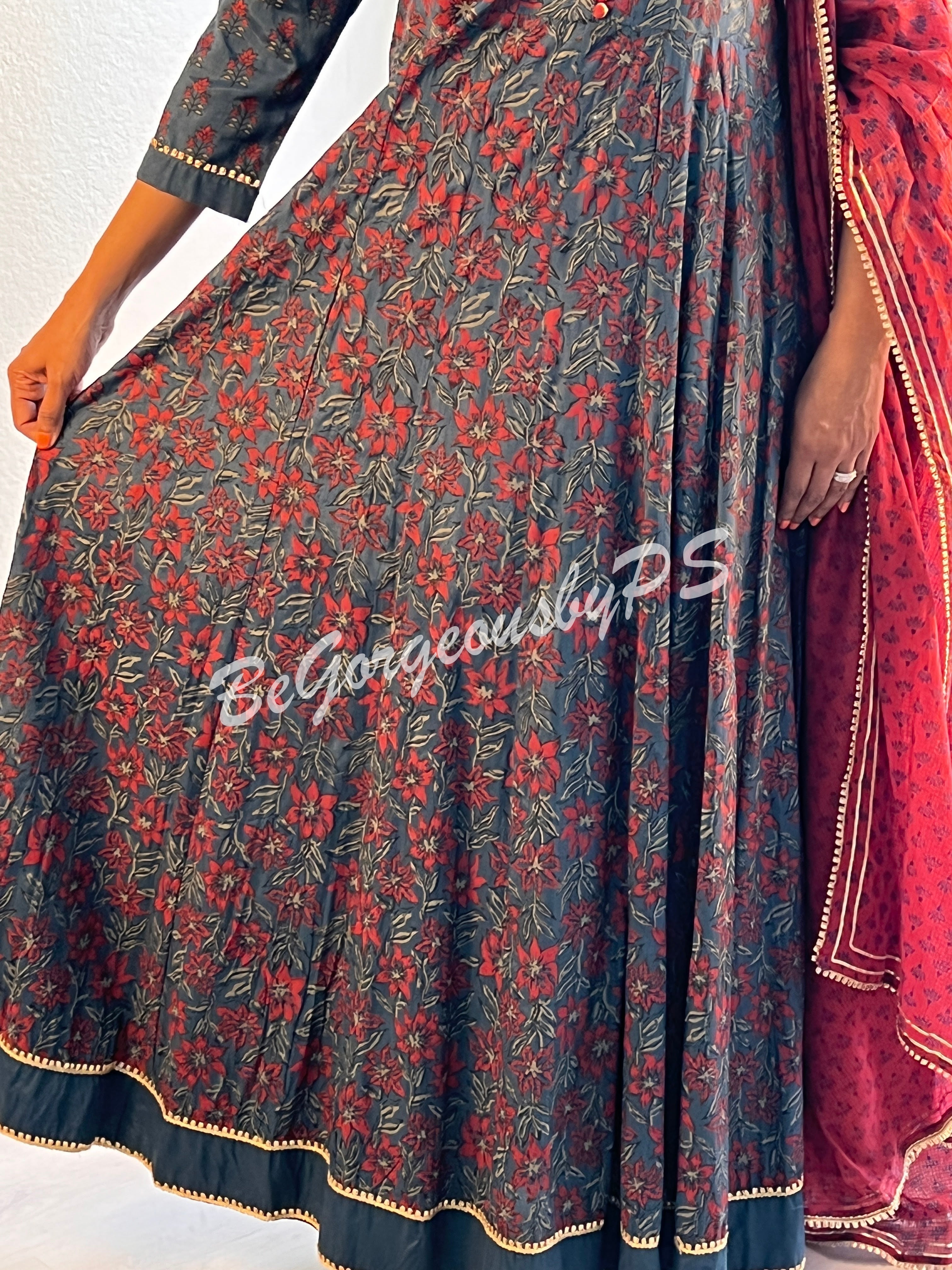 ANARKALI dupatta SET AK-026