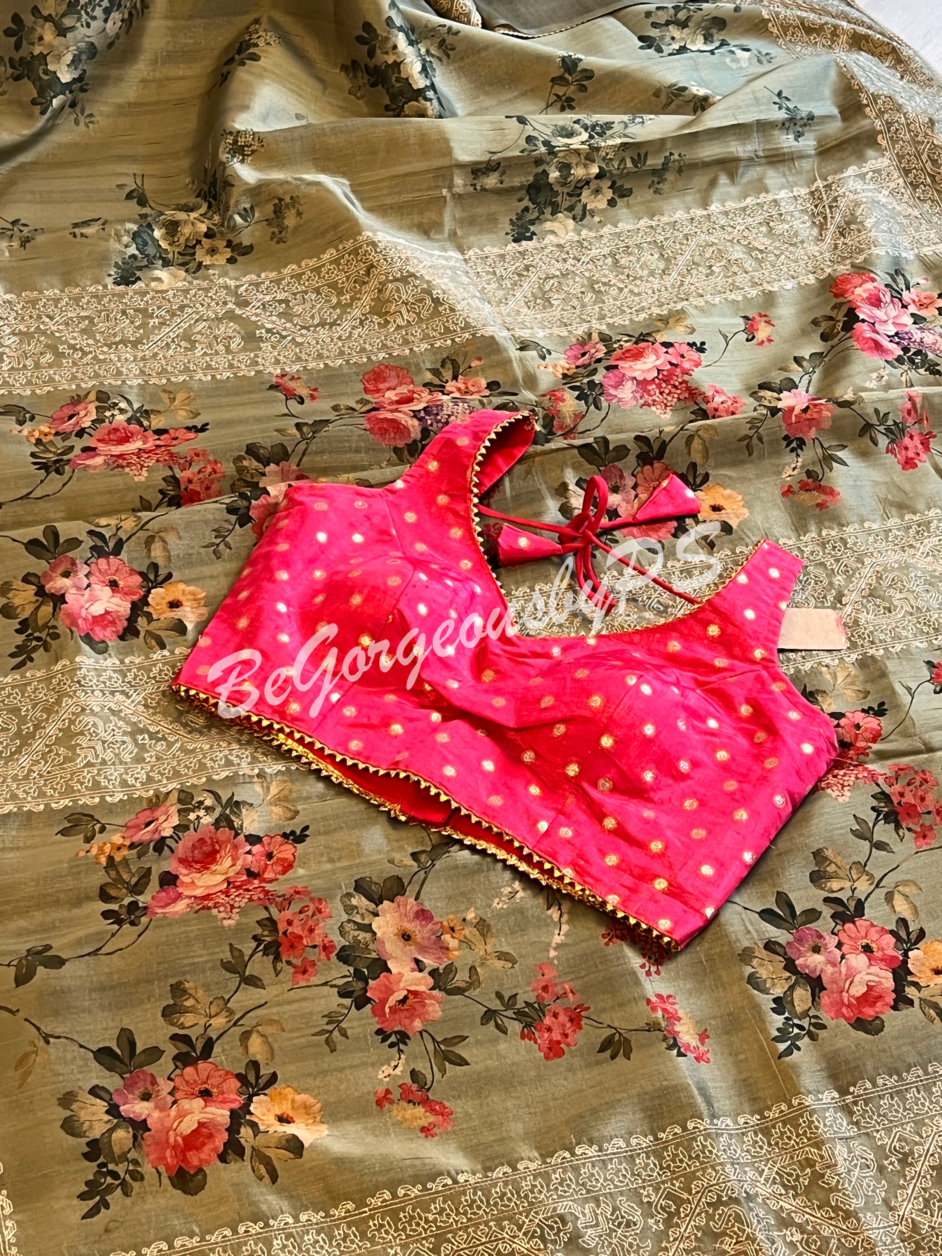 TUSSAR EMBROIDERY PISTA