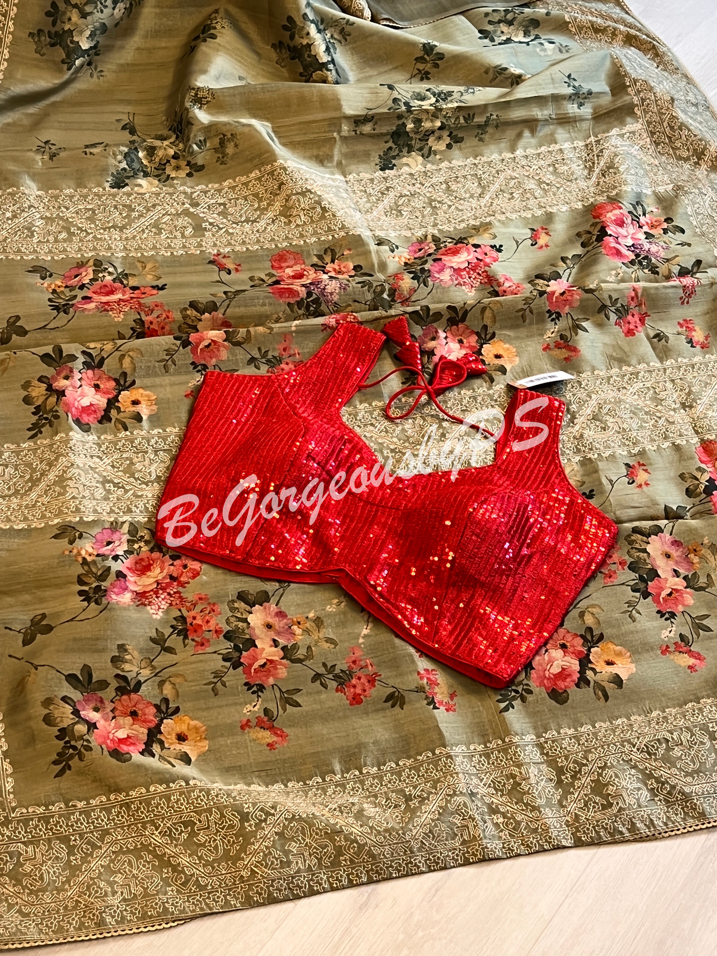 TUSSAR EMBROIDERY PISTA