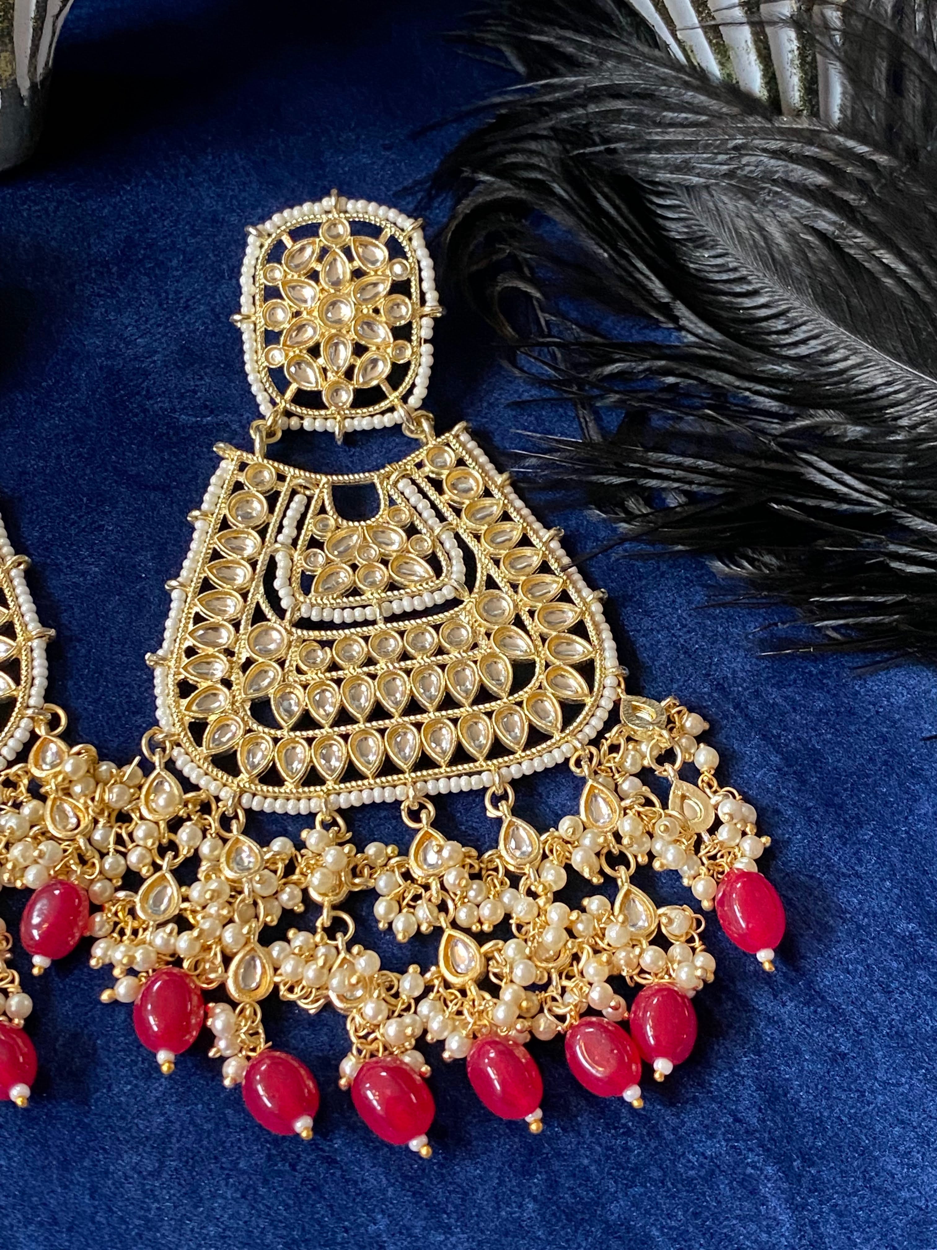 Gold earrings
