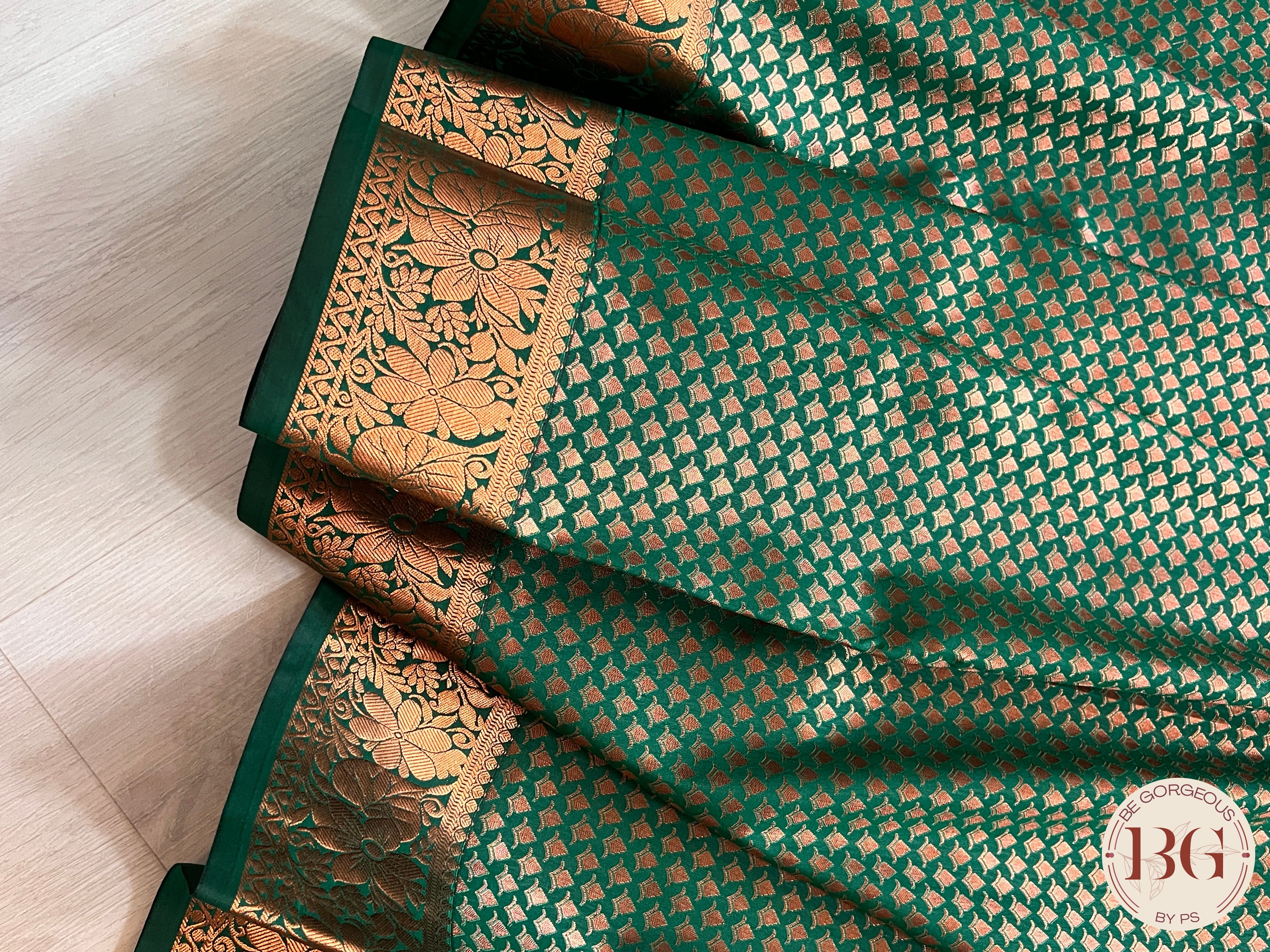 KANJEEVARAM PURE SILK KANJEEVARAM Green Red SA-KAN-PUR-PI414