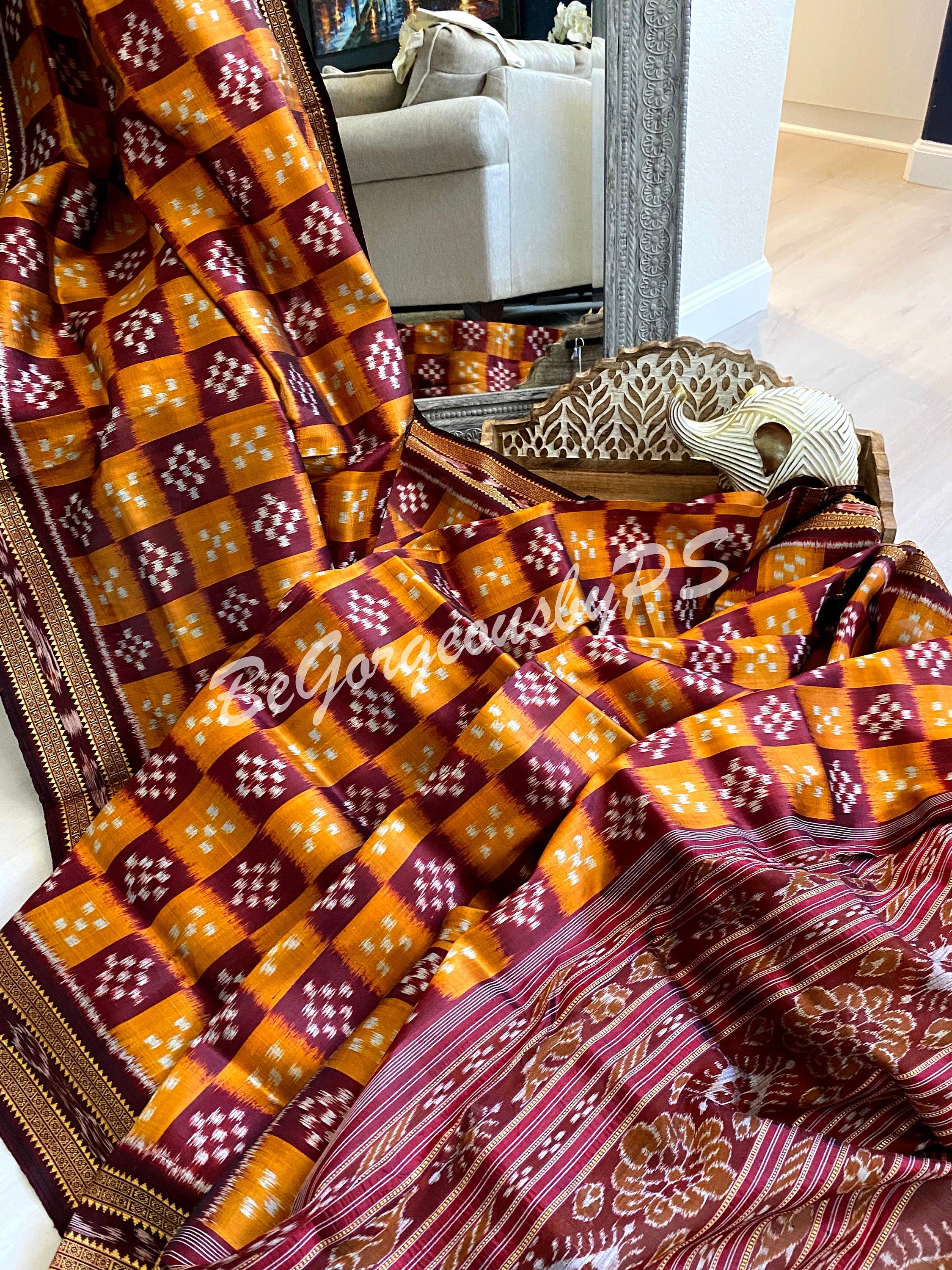 Full pasapalli khadua pure mulberry silk saree