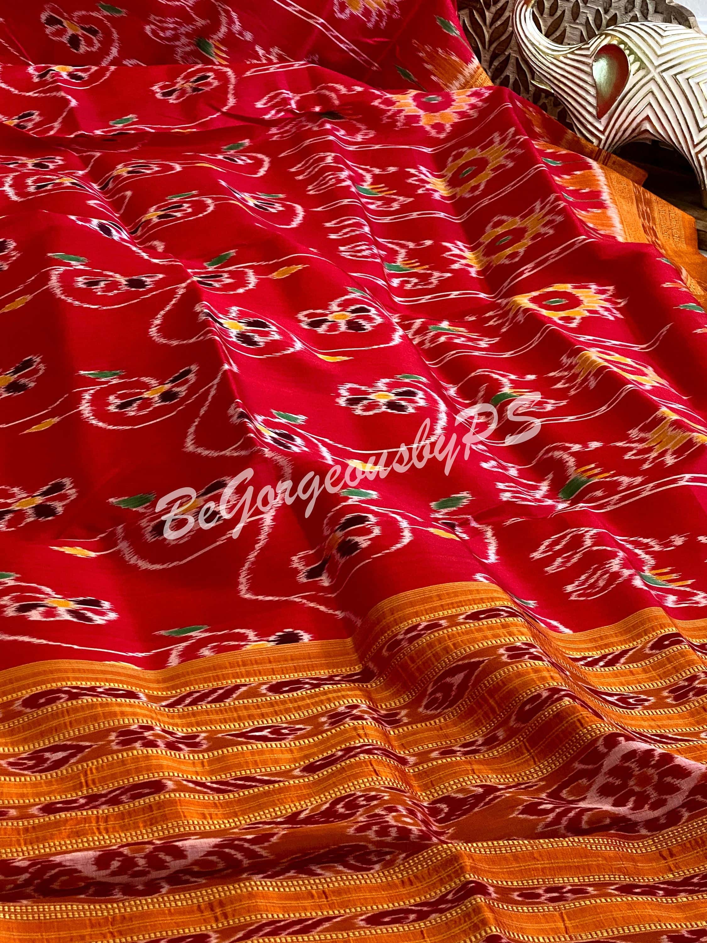 Khandua odisha pure mulberry silk saree