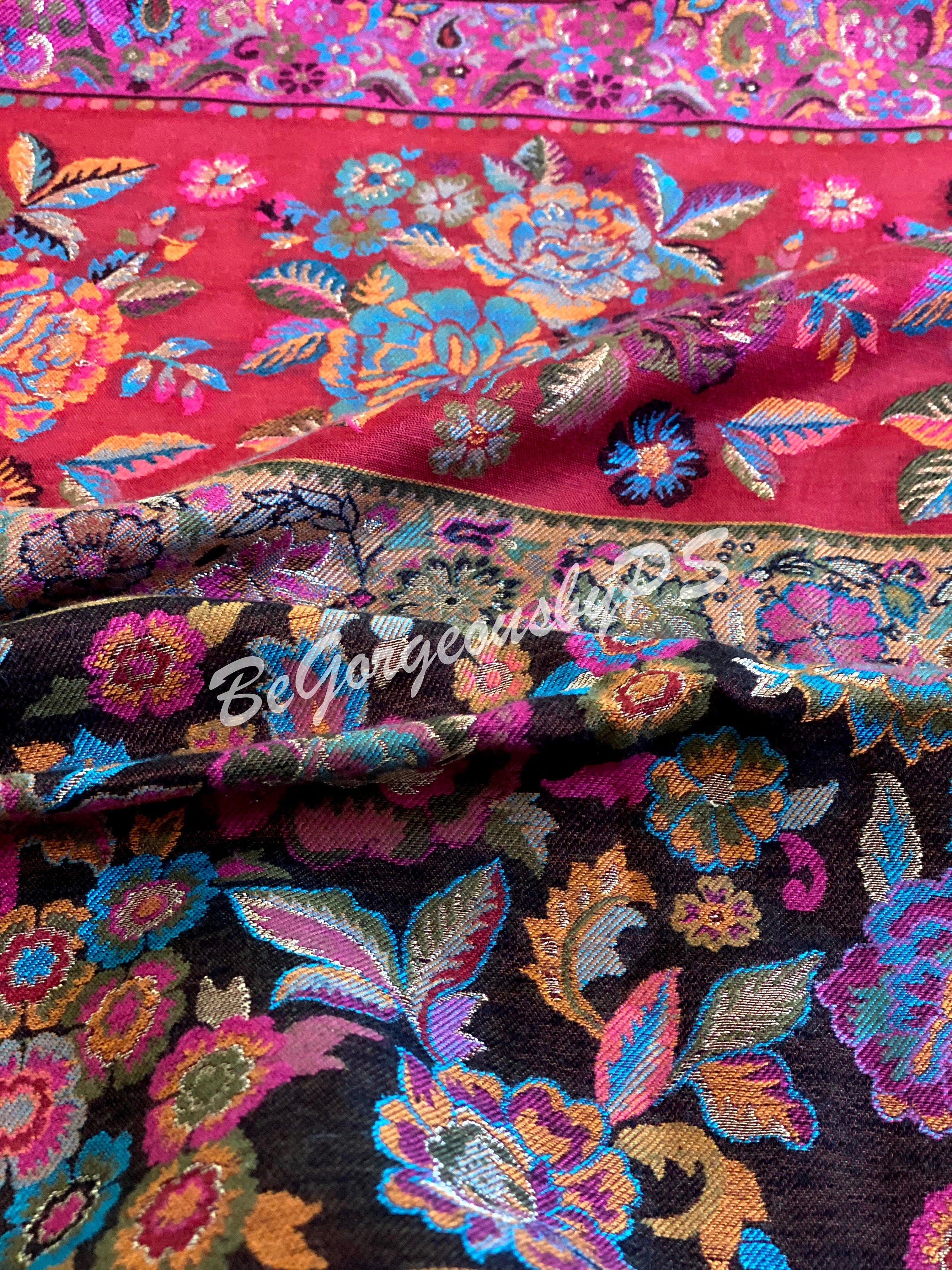 Kani Silk pure pashmina saree